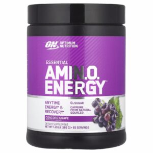 Amino Energy от Optimum Nutrition — универсальная аминокислотная формула с лёгким энергетическим эффектом. Отлично подходит для тренировок, работы, учёбы или просто как напиток для бодрости в течение дня. Комбинация аминокислот и природных источников кофеина помогает восстановлению, концентрации и лёгкому приливу энергии без лишней стимуляции.