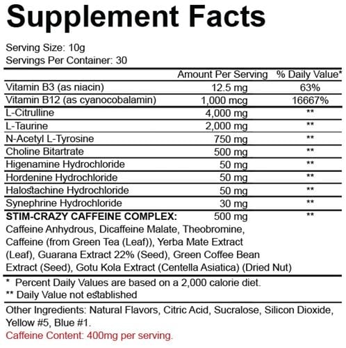 pre workout 51:50 5% nutrition 30порц.