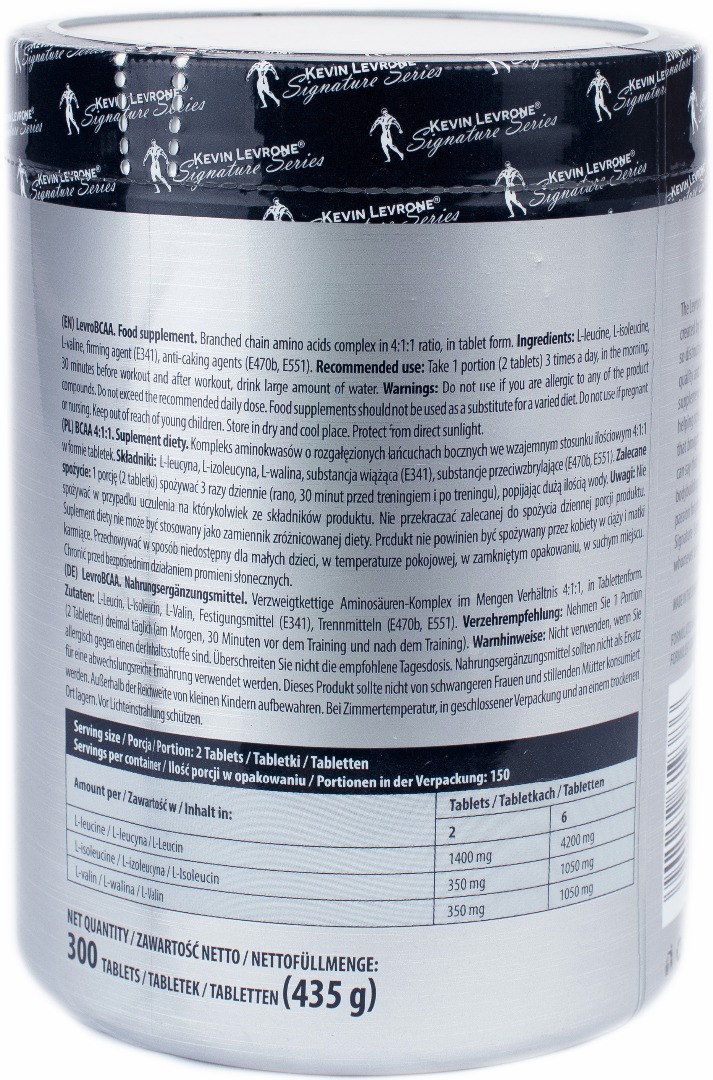 bcaa kevin levrone 300 табл.