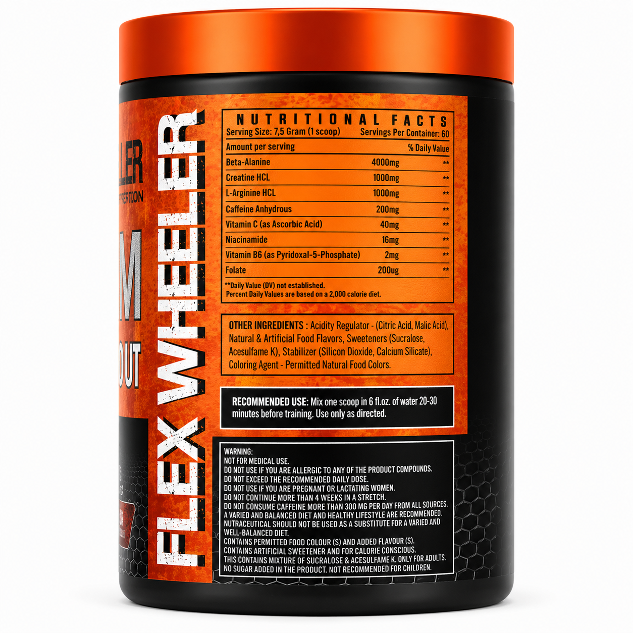 Pre-workout BOOM Flex Wheeler 60 порц. — изображение 2