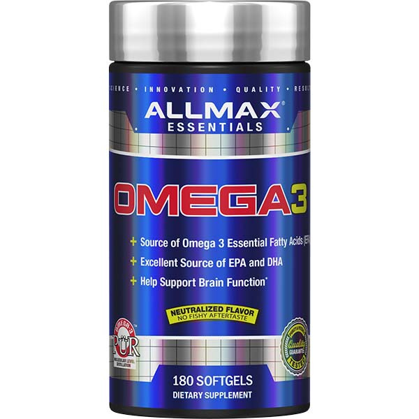 Омега-3 ALL MAX 180 капсул