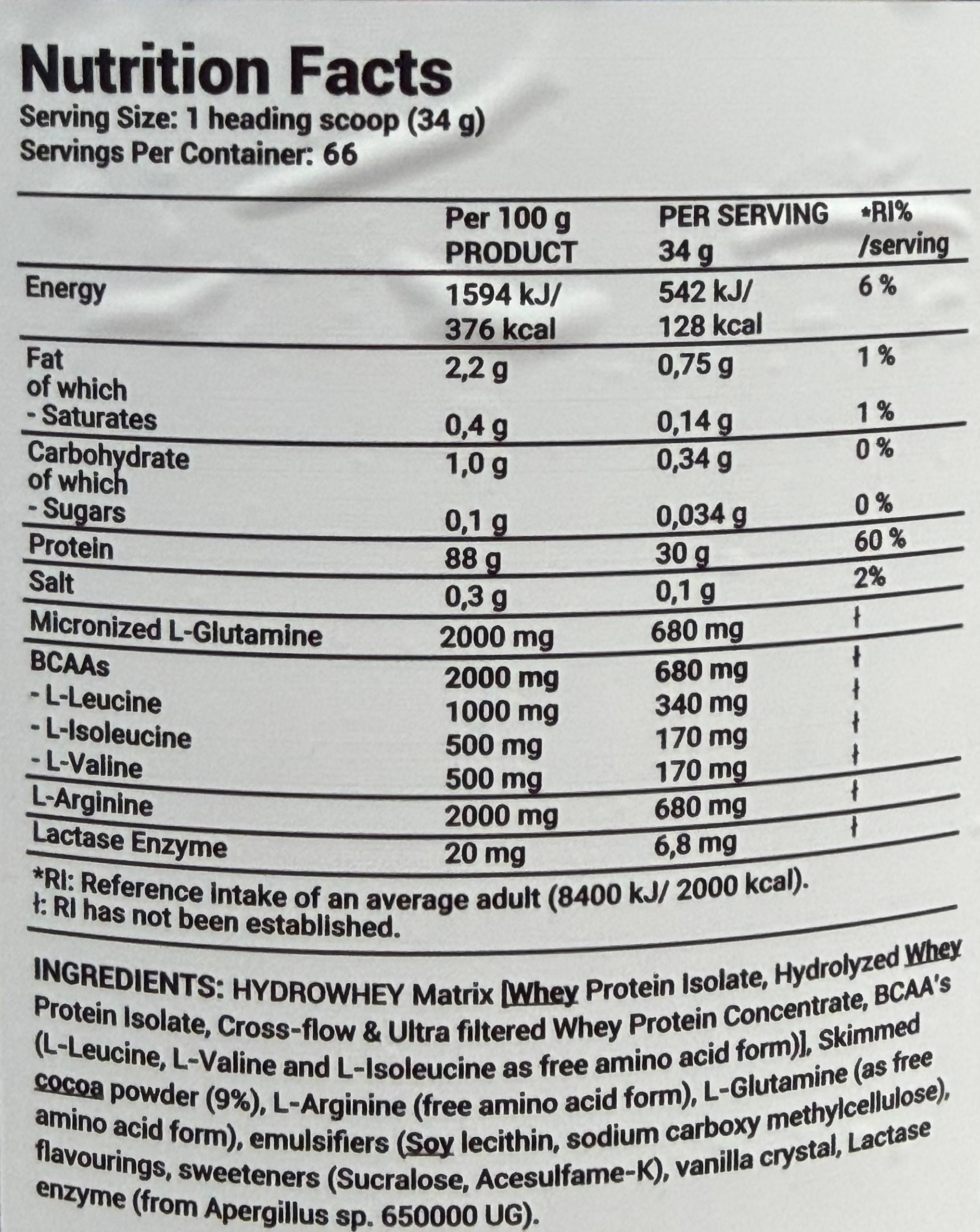 Протеин Гидролизат ARMY 1 HYDROWHEY 2.2кг — изображение 2