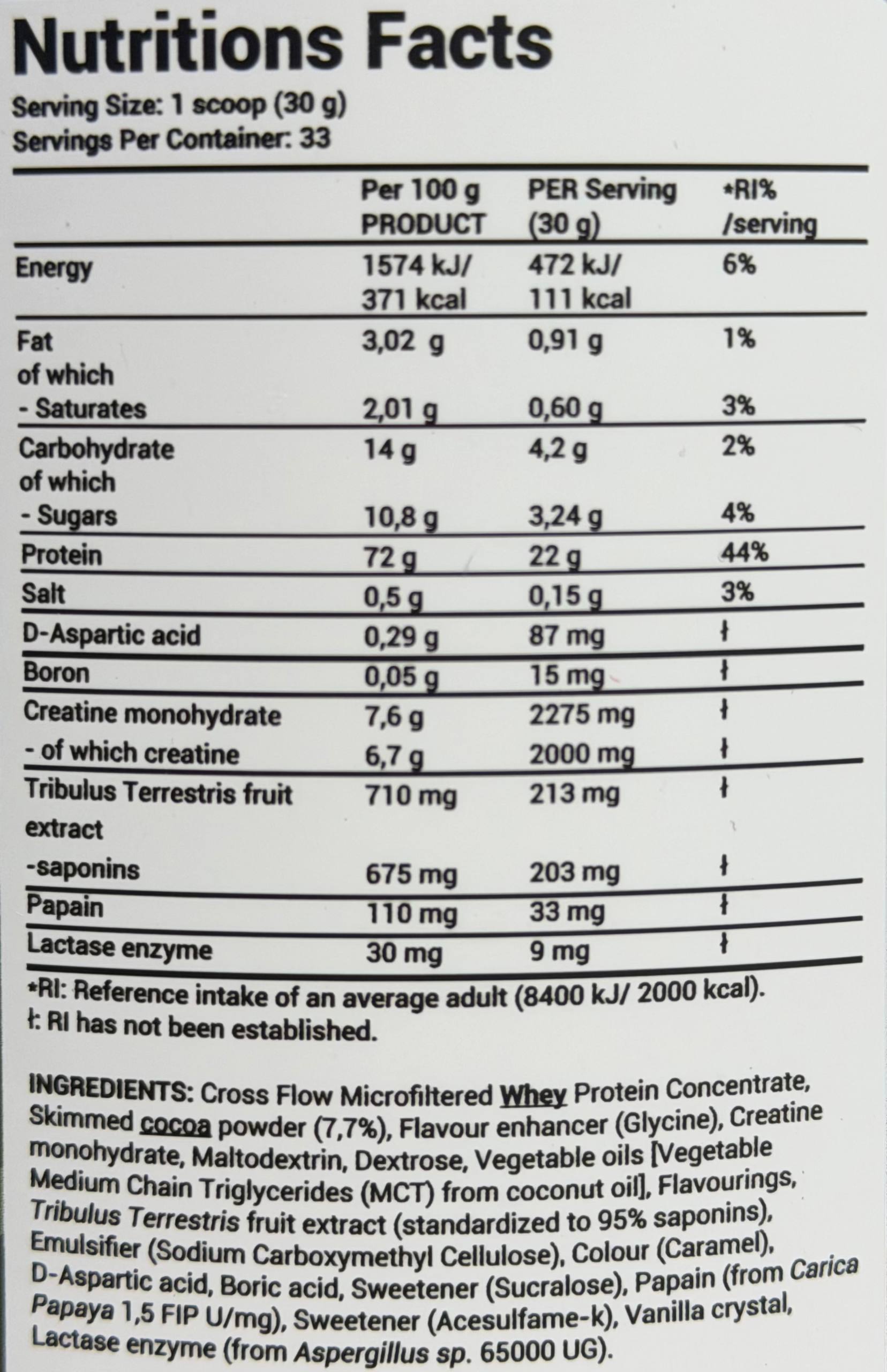 Протеин Army Nitro Whey 1kg — изображение 2