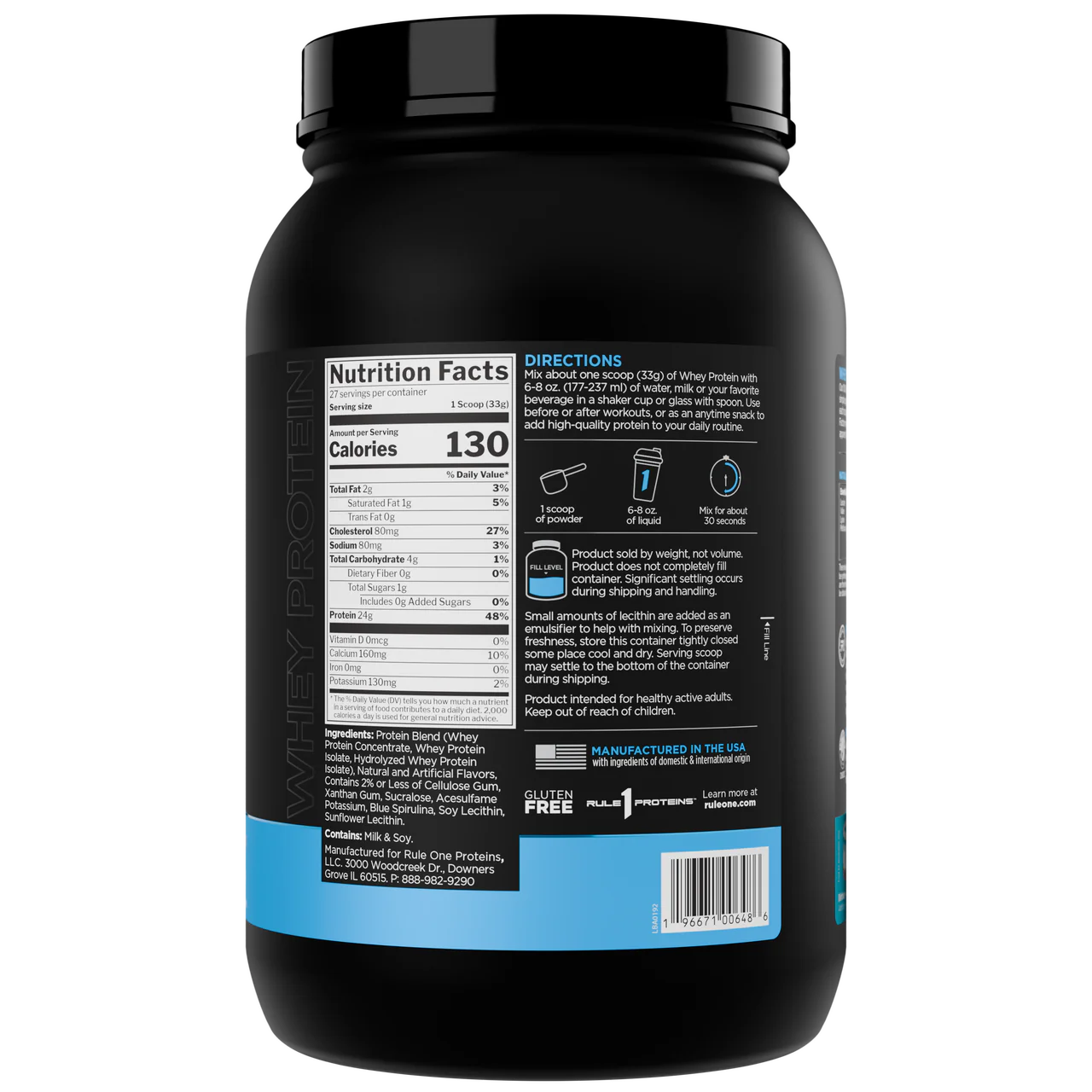 Протеин Rule 1 Whey 1кг — изображение 2