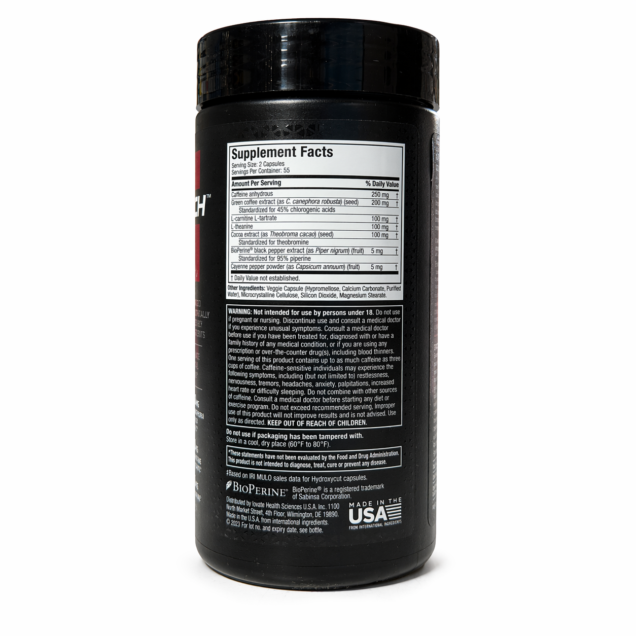 Жиросжигатель Hydroxycut Hardcore Elite MuscleTech 110 капс. — изображение 2